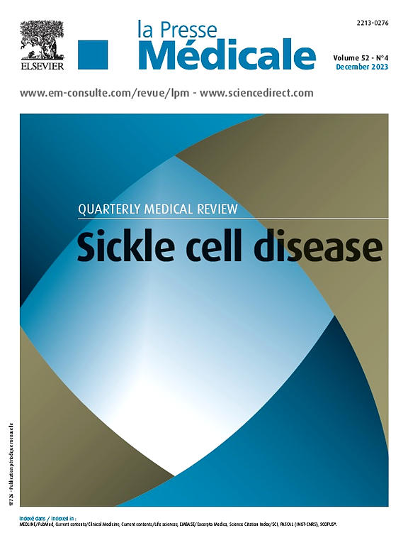 Go to journal home page - La Presse Médicale